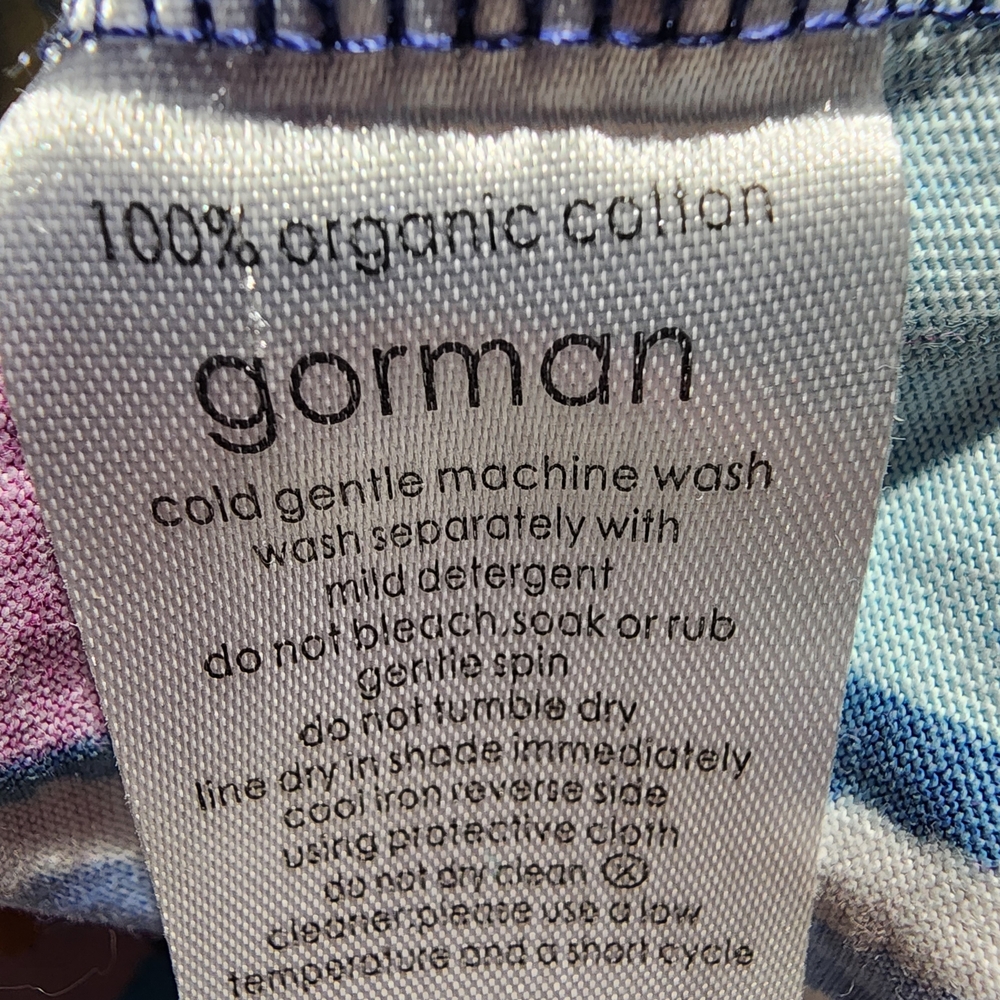 Gorman Multicolor Organic Cotton Summer 2024 Womens Size 14 Top - Picture 4 of 5